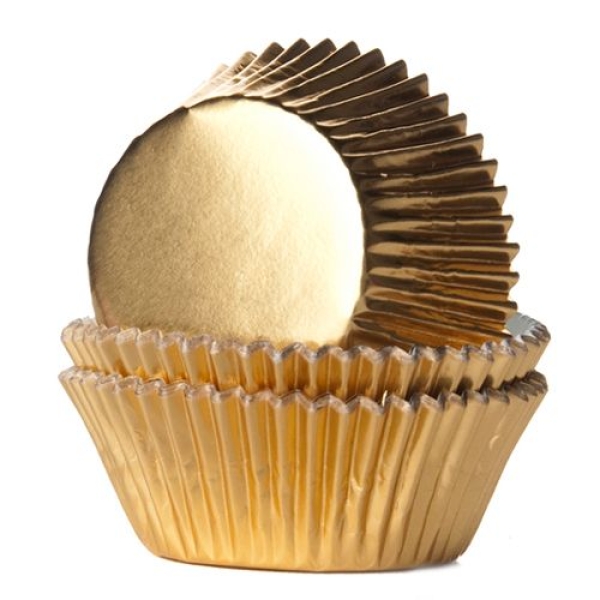 Cupcake Backförmchen - Gold